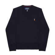 Pull Girocollo In Lana Merino Bambino Navy 323749887 001 NAVY POLO RALPH LAUREN 