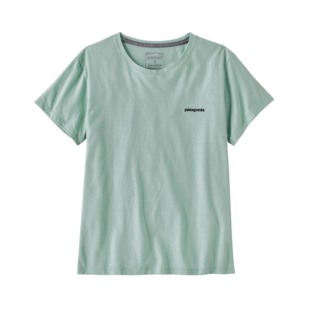 T-Shirt Logo Responsabili-Tee Donna Wispy Green 37567 WPYG WISPY GREEN PATAGONIA 