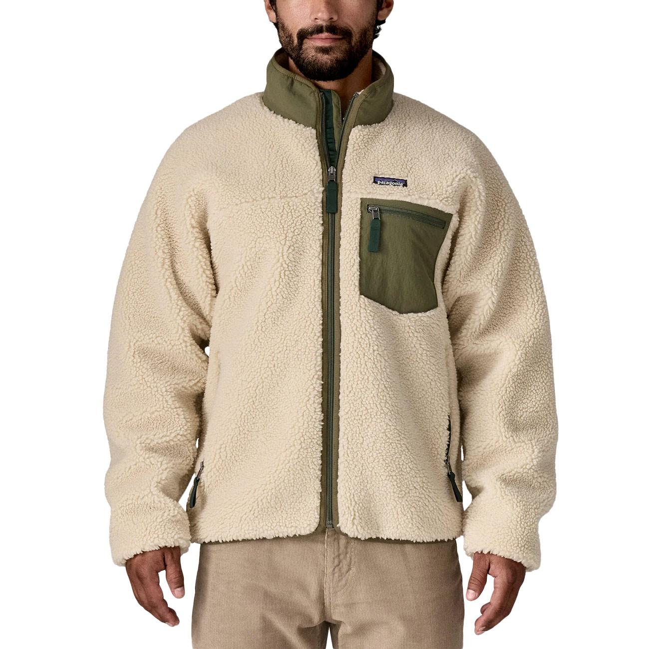 Giacca In Pile Retro-X® Classica 23057 DNBA/DARK NAT W/BASIN GREEN PATAGONIA 