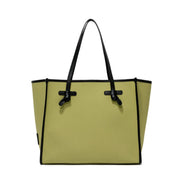 BORSA D. MARCELLA IN TESSUTO E PELLE GIANNI CHIARINI BS6850/23PE/CNV/SE 12918/APPLE GREEN/LAGOON GIANNI CHIARINI 