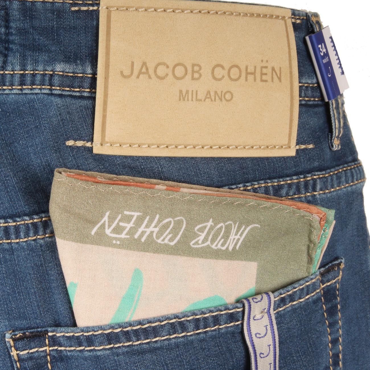 Jeans Nick 5T Uomo Denim Scuro UQE0635S3735 493D JACOB COHEN 