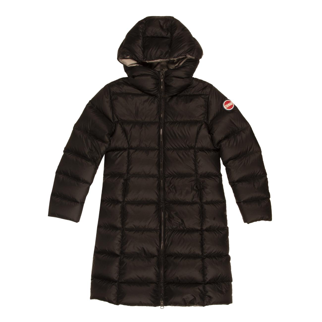 Piumino Lungo Fullzip Con Cappuccio Bambino Nero 3499+/7QD 99.NERO COLMAR ORIGINALS 