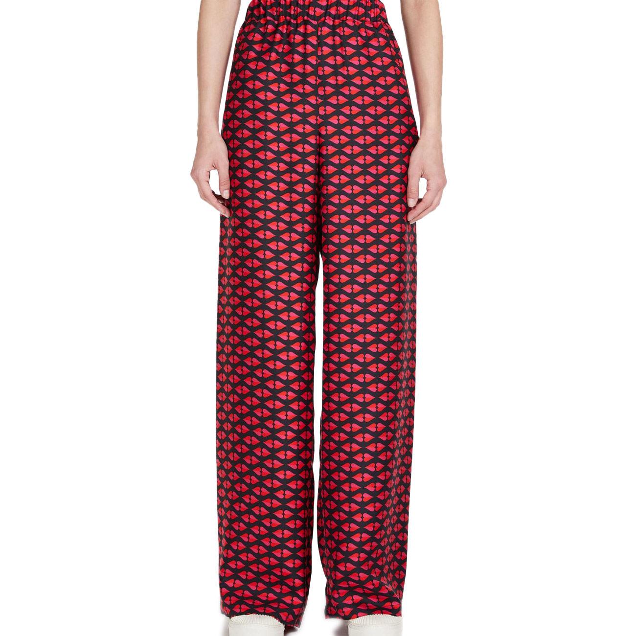 Pantalone Acciuga Donna Cuori ACCIUGA 2351311731600 001 DIS.CUORI MAX MARA WEEKEND 