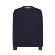 Pull Con Toppa In Lana Uomo Blu Navy K43110 07 BLU NAVY SUN68 