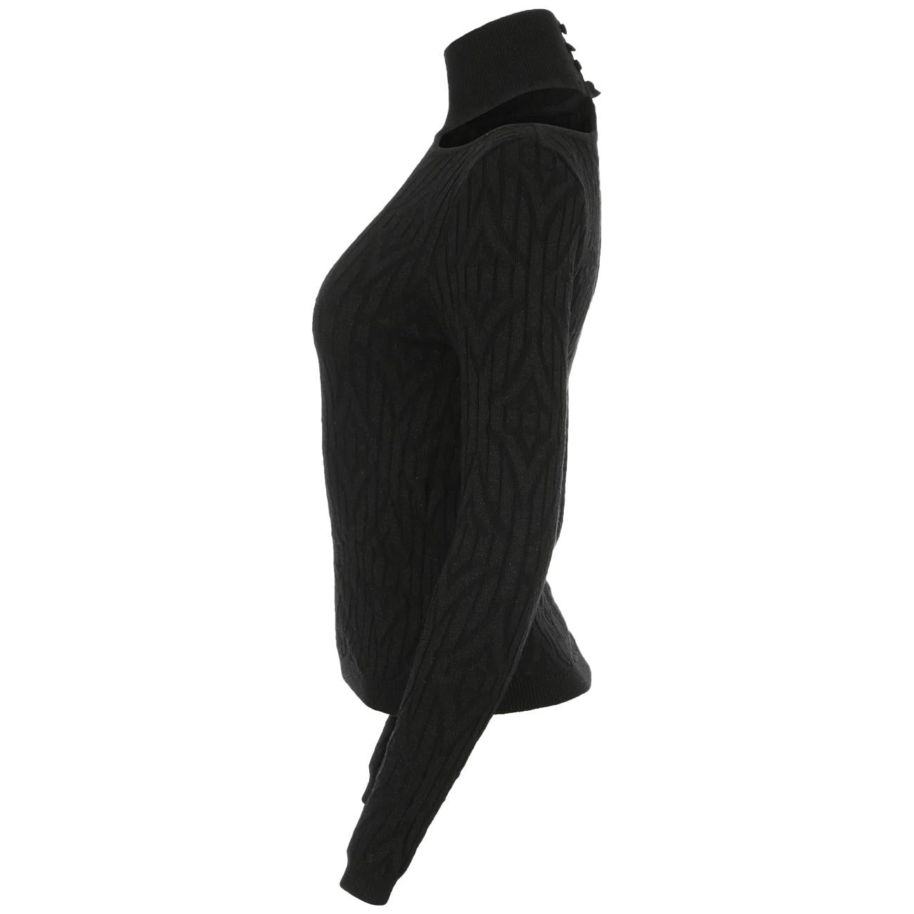 Lupetto A Costine MGKD11035 NERO AKEP 