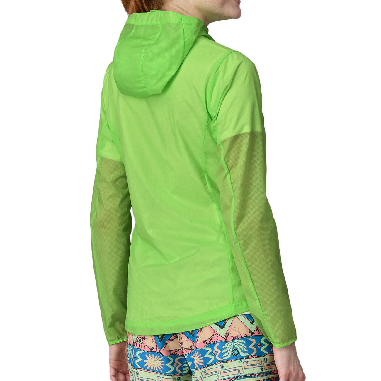 Giacca Houdini Donna Salmander Green 24147 SALN SALMANDER GREEN PATAGONIA 