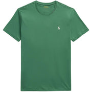 T-shirt Skin-Fit 710671438 422 ANTIQUE GREEN/CREAM POLO RALPH LAUREN 