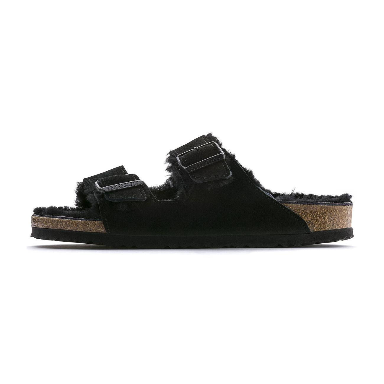 Sandali Arizona Shearling Unisex Black 0752663 BLACK/BLACK BIRKENSTOCK 