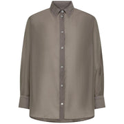 CRUNA CAMICIA OVERSIZE MUSSOLA YVONNE2621 740 TORTORA 