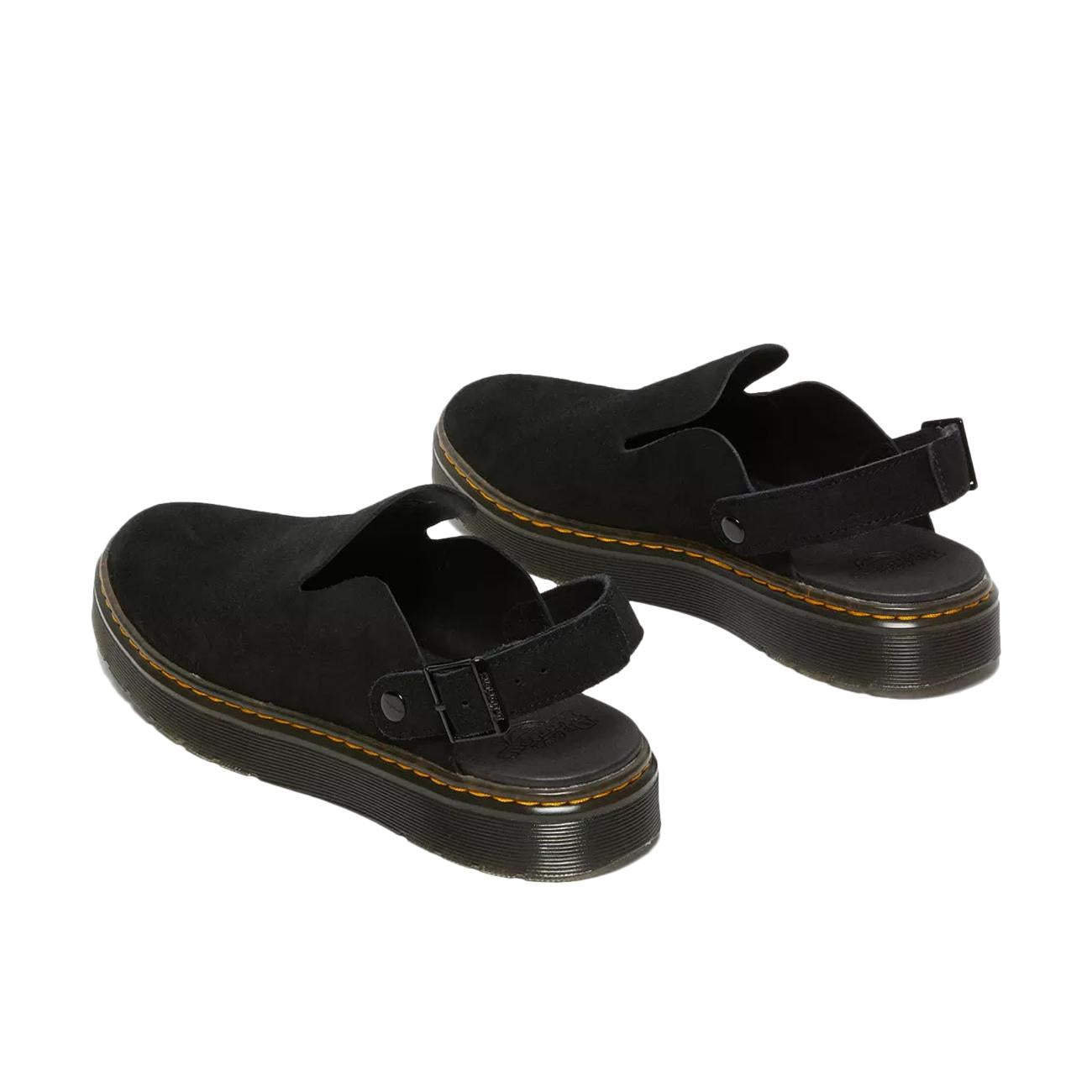  27410001 BLACK E H SUEDE DR.MARTENS 