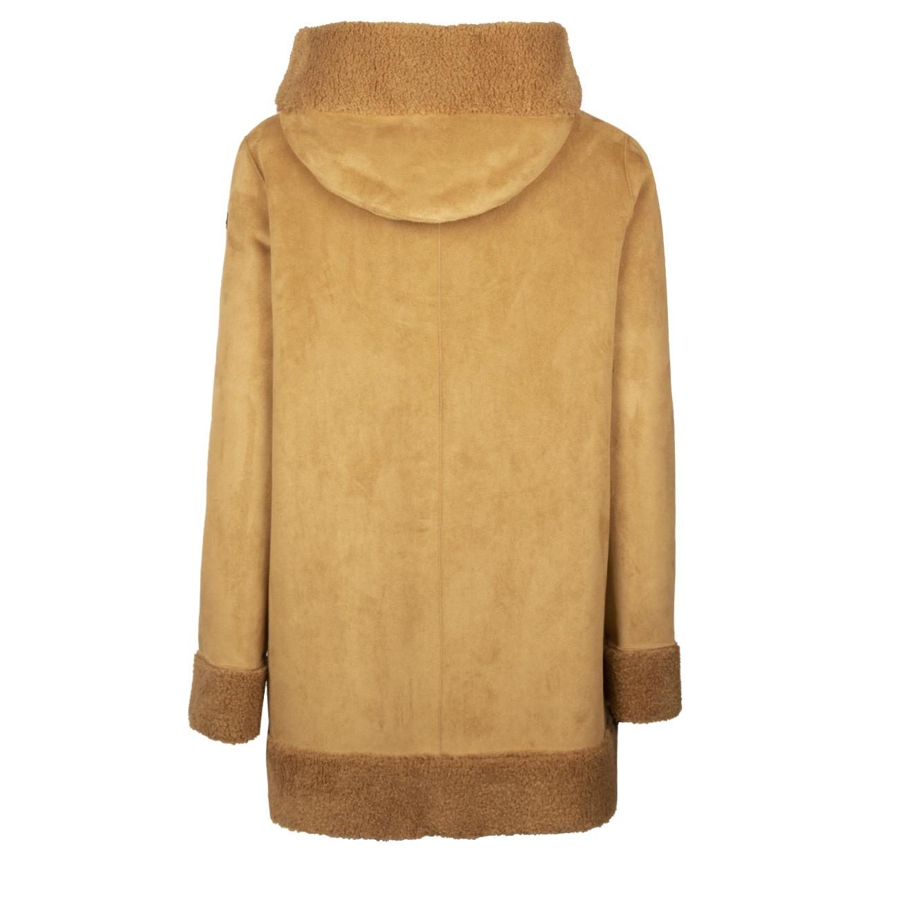 GIACCONE D. LAMB HOOD REVERS. C/CAPP. FISSO C/BOTT. EFFETTO AGNELLIINO RRD W21564 85SCOIATTOLO RRD 