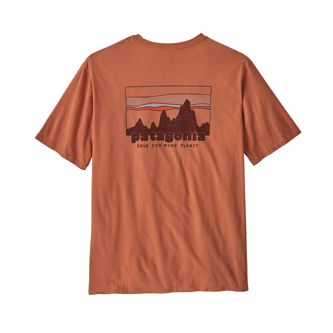 T-Shirt Skyline Uomo Siny Sienna Clay 37534 SINY SIENNA CLAY PATAGONIA 