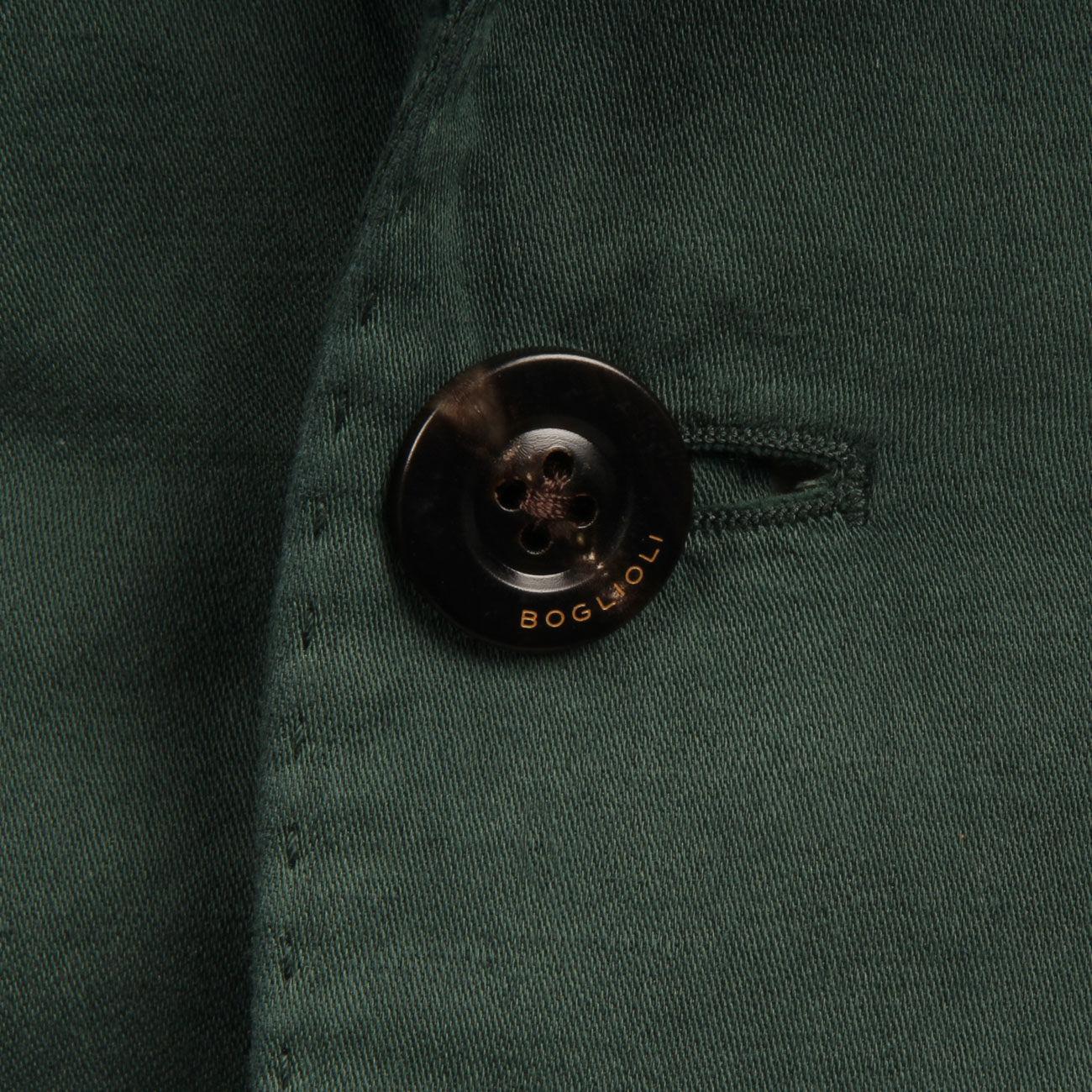 GIACCA U. COTTON/LINEN BOGLIOLI N6302Q BVC444 0573 VERDE BOSCO BOGLIOLI 