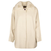 Cappa In Cashmere E Lana Merino Donna Pearl 23IMT307.2TC 802 PEARL DIEGO M 