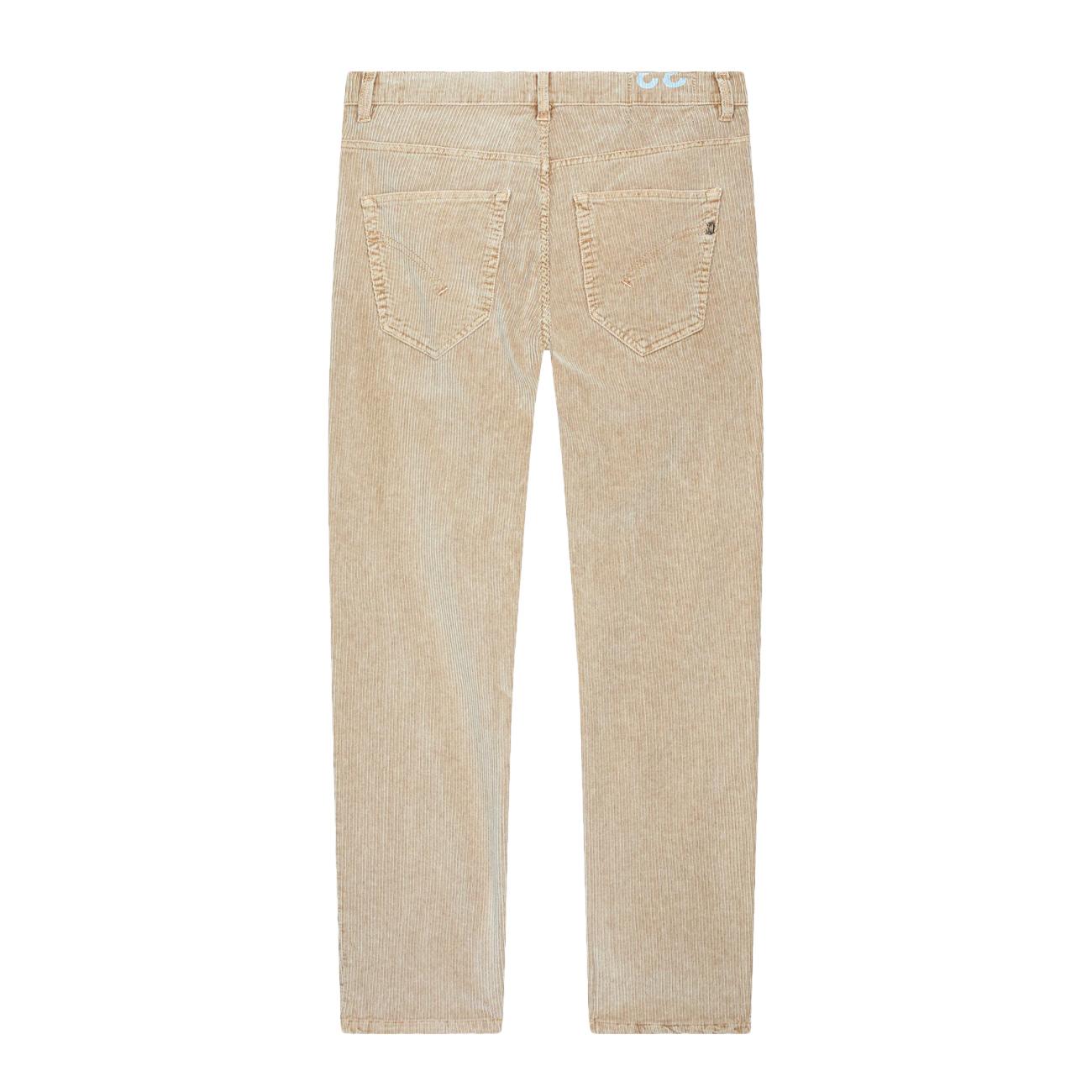Pantalone Brighton In Velluto UP434 VS0033X IB1 033 BEIGE DONDUP 