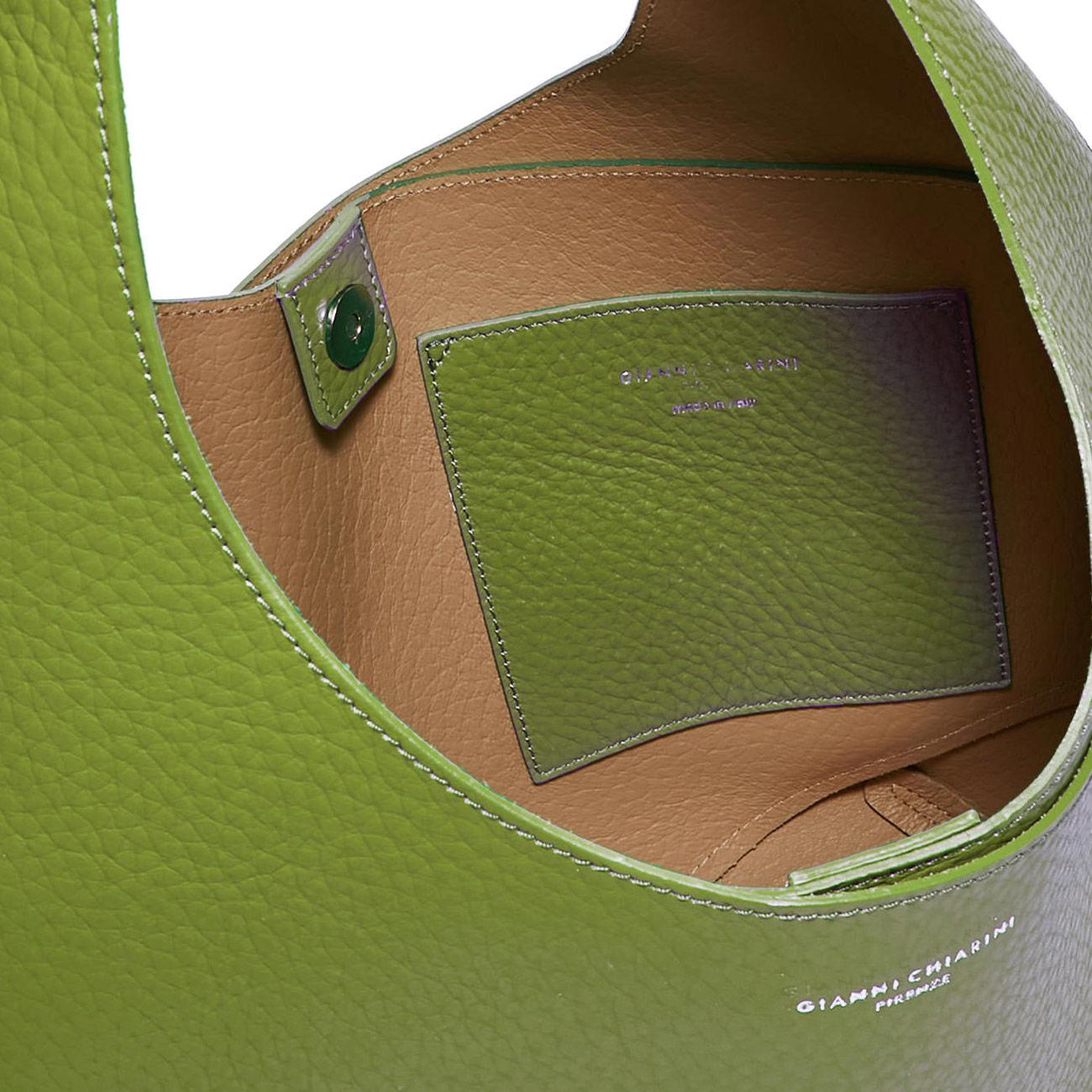 BORSA EUFORIA PELLE GIANNI CHIARINI BS9556/23PERNGDBL 13043 WASABI/NATURE GIANNI CHIARINI 