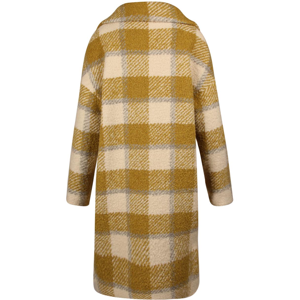 Giaccone A Quadri Donna Acido Bianco GC000369D33352R 3510 ACIDO/BIANCO HERNO 