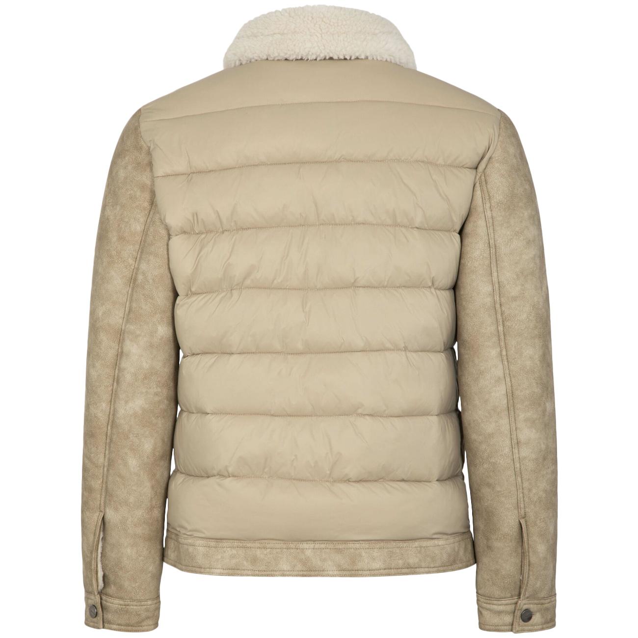 Giubbino Aviatore Combinato MK9940033 BEIGE MARKUP 