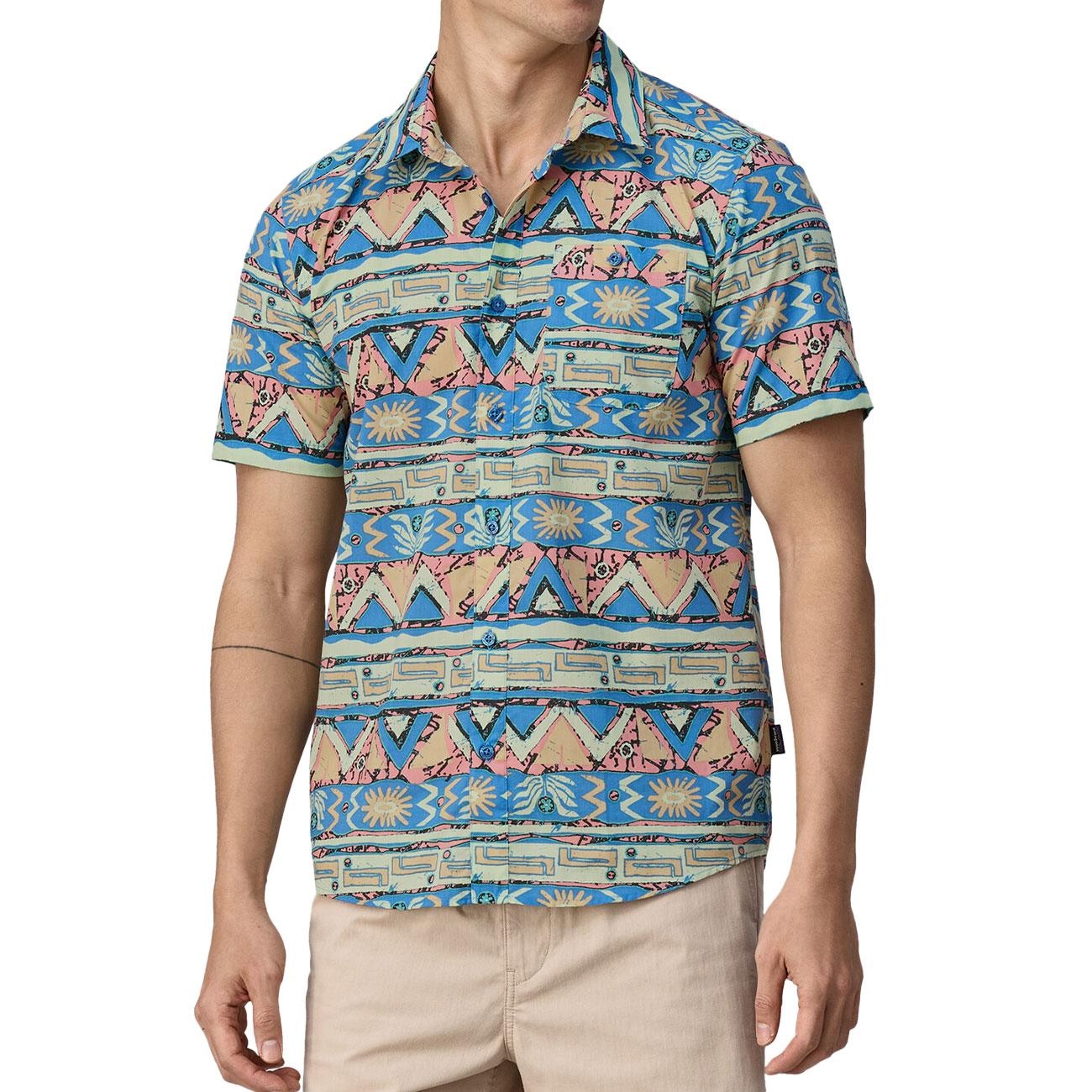 Camicia Go To Con Microfantasia Uomo Multicolor 52691 HGSA PATAGONIA 