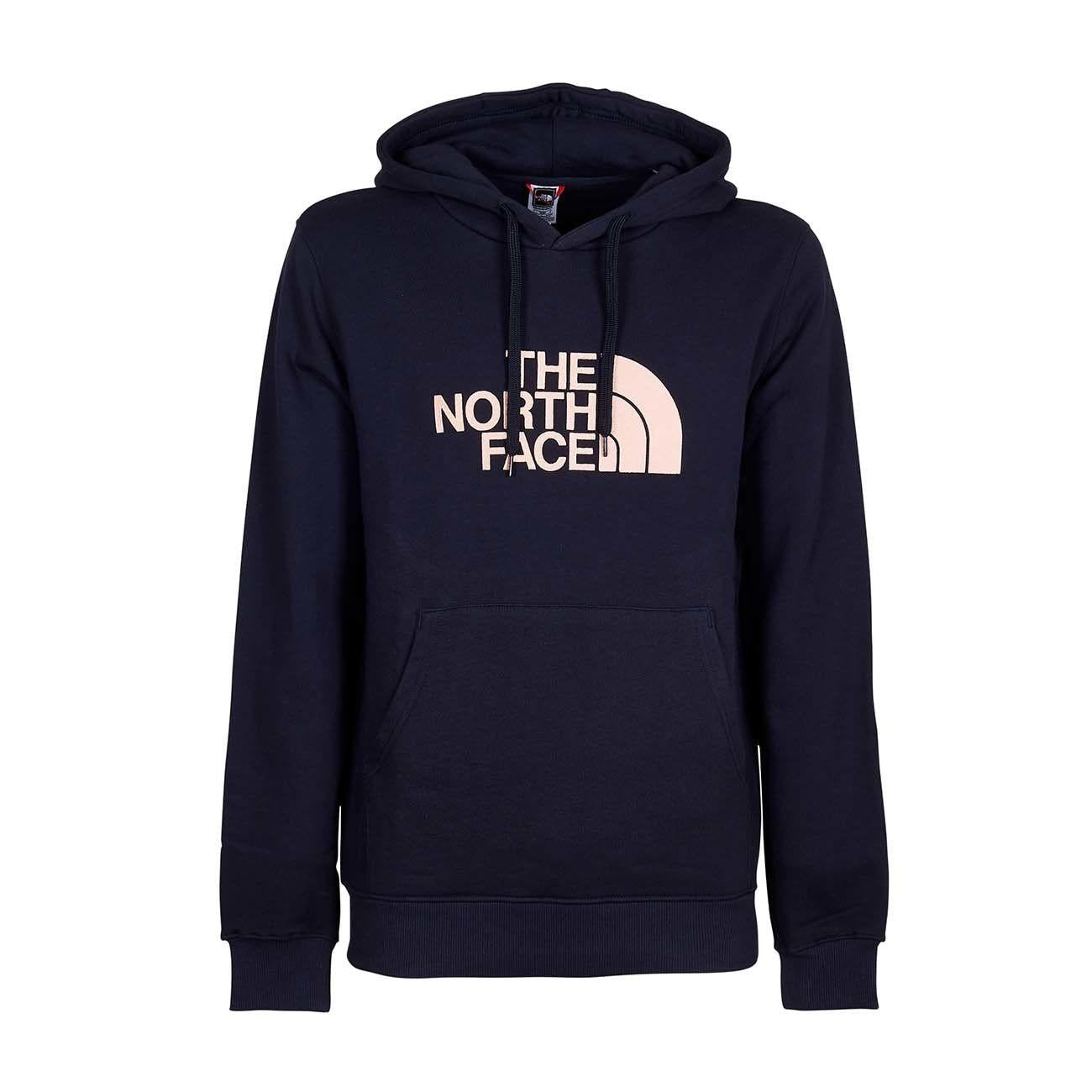 Felpa Drew Peak Con Cappuccio E Logo Ricamato Uomo Navypink NF00AHJY S8W1.NAVYPINK THE NORTH FACE 