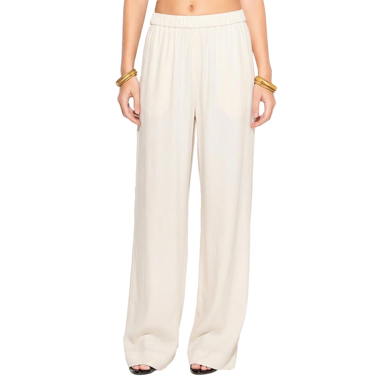 Pantaloni Con Inserto Gros PTKD13173 ECRU AKEP 