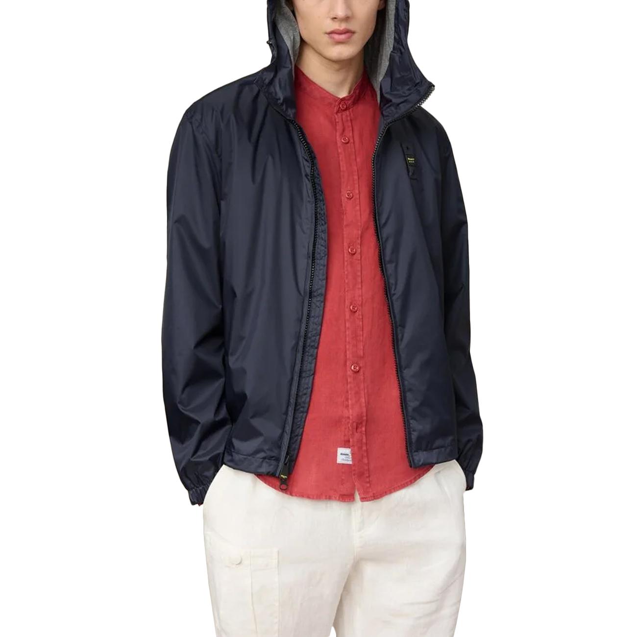 Giacca Con Cappuccio 26SBLUC11071-007462 888 BLU BLAUER 