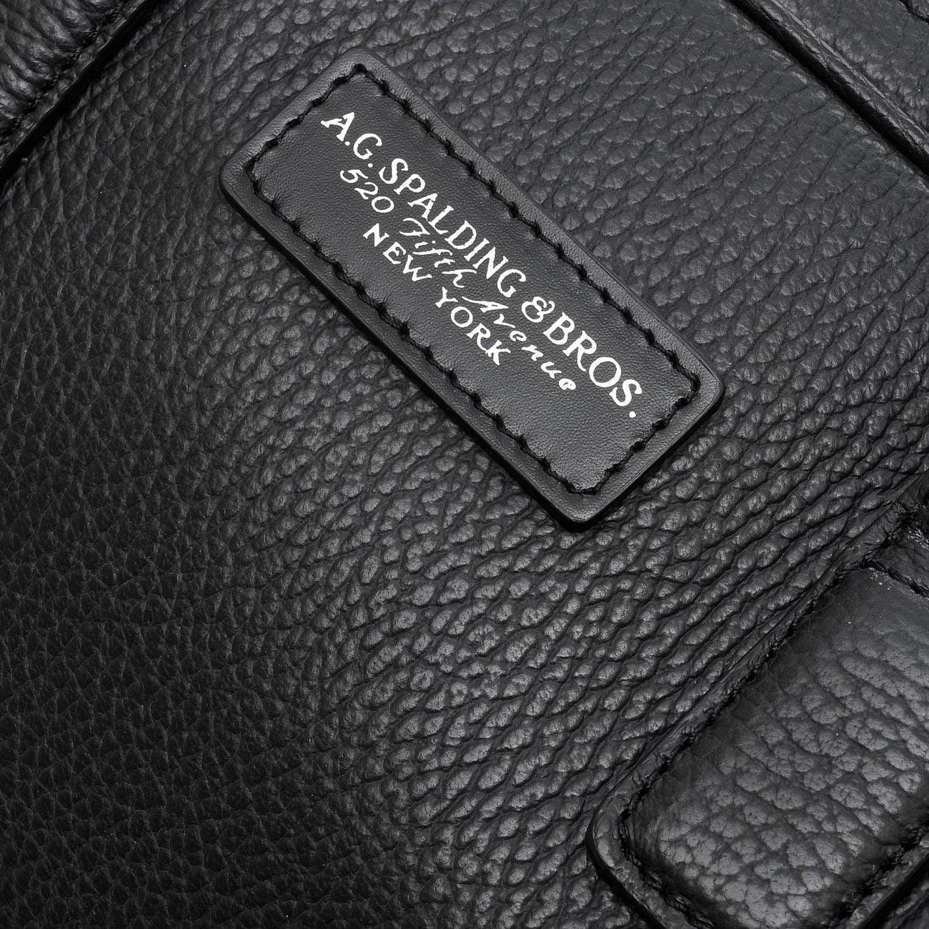 Cartella Urban 2 Zip Uomo Nero 309346U 900 NERO A.G. SPALDING&BROS 