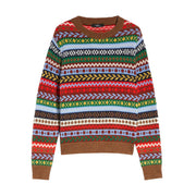 Maglia Jacquard Edicola Donna Fairisle EDICOLA 2353661933600 001 DIS. FAIRISLE MAX MARA WEEKEND 