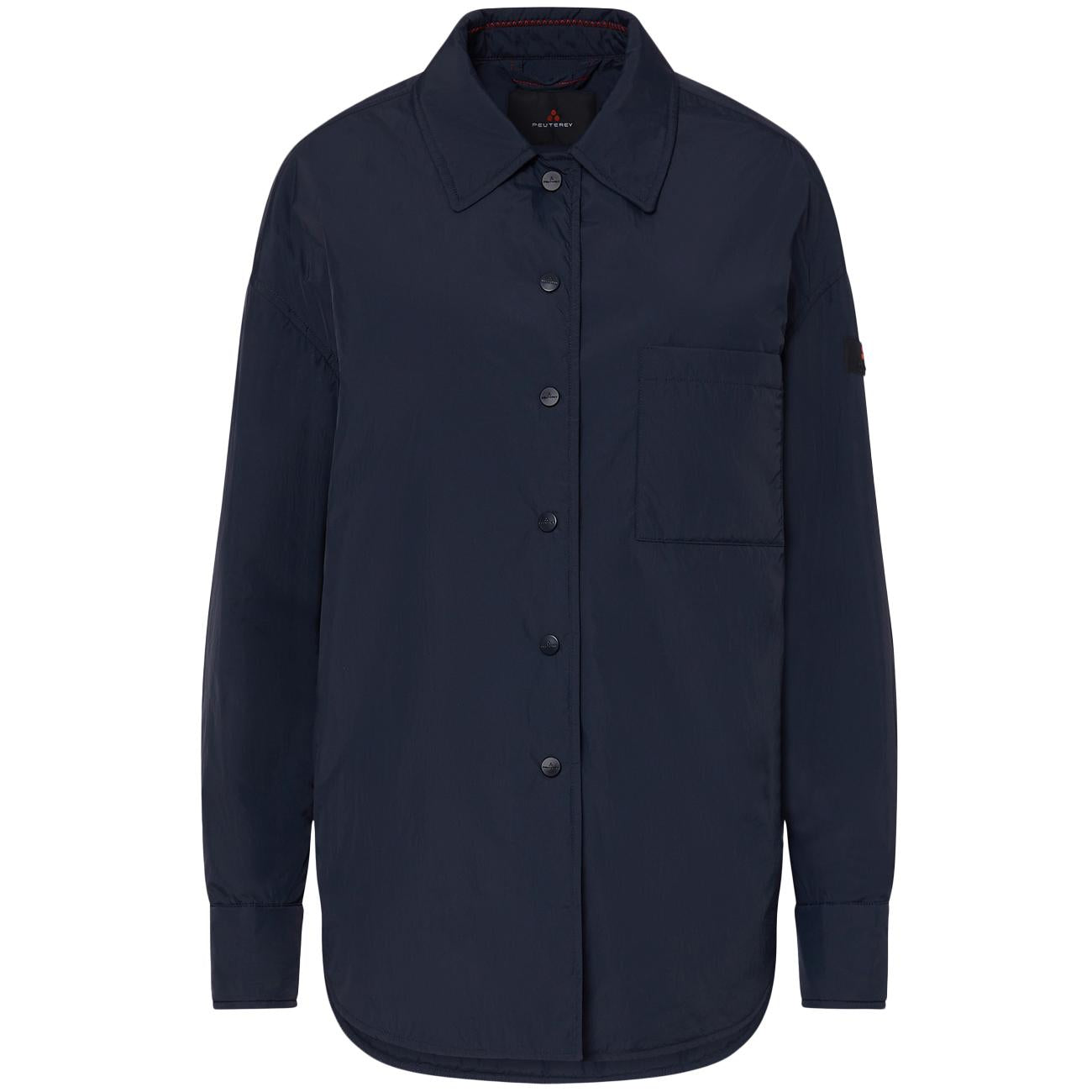 Overshirt In Nylon Imbottita PED5612 01181986 215 BLU PEUTEREY 