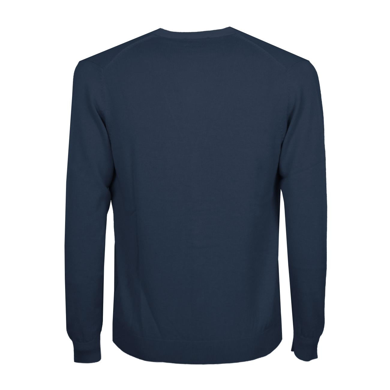 Cardigan In Cotone Uomo Blue MK10003 BLUE MARKUP 