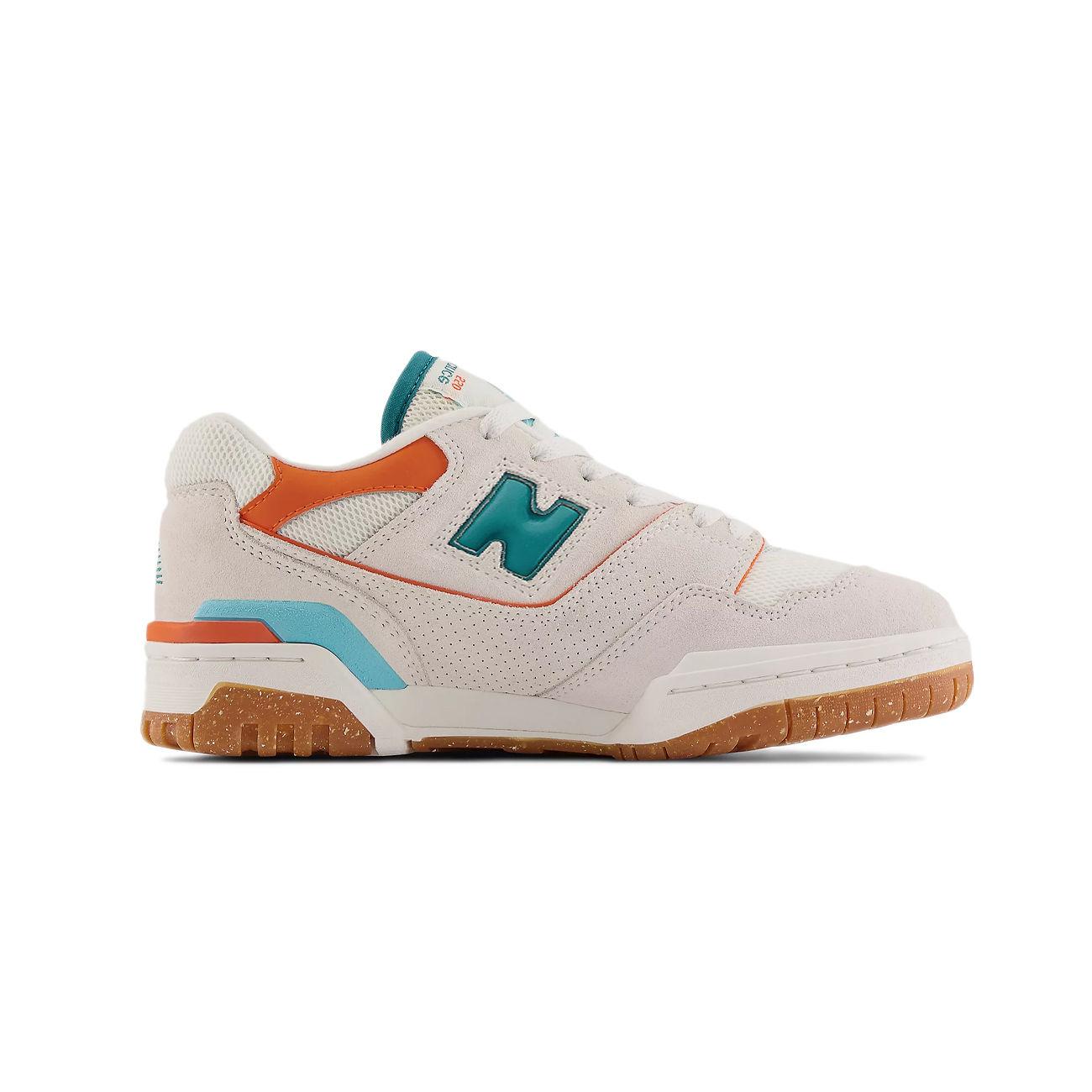 SNEAKER DONNA LIFESTYLE MTZ NEW BALANCE BBW550DA WHITE/GREEN/ORANGE/BLUE NEW BALANCE 