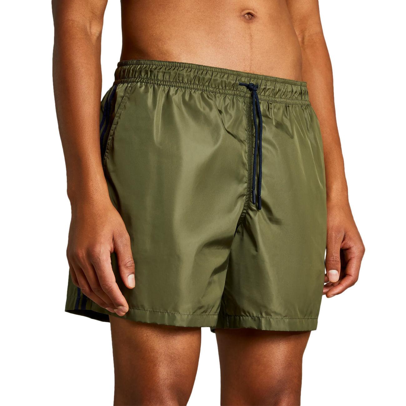 Costume Bande Laterali Uomo Verde Militare Blu N1MD1462620PFWV610 VERDE MILITARE/BLU FAY 