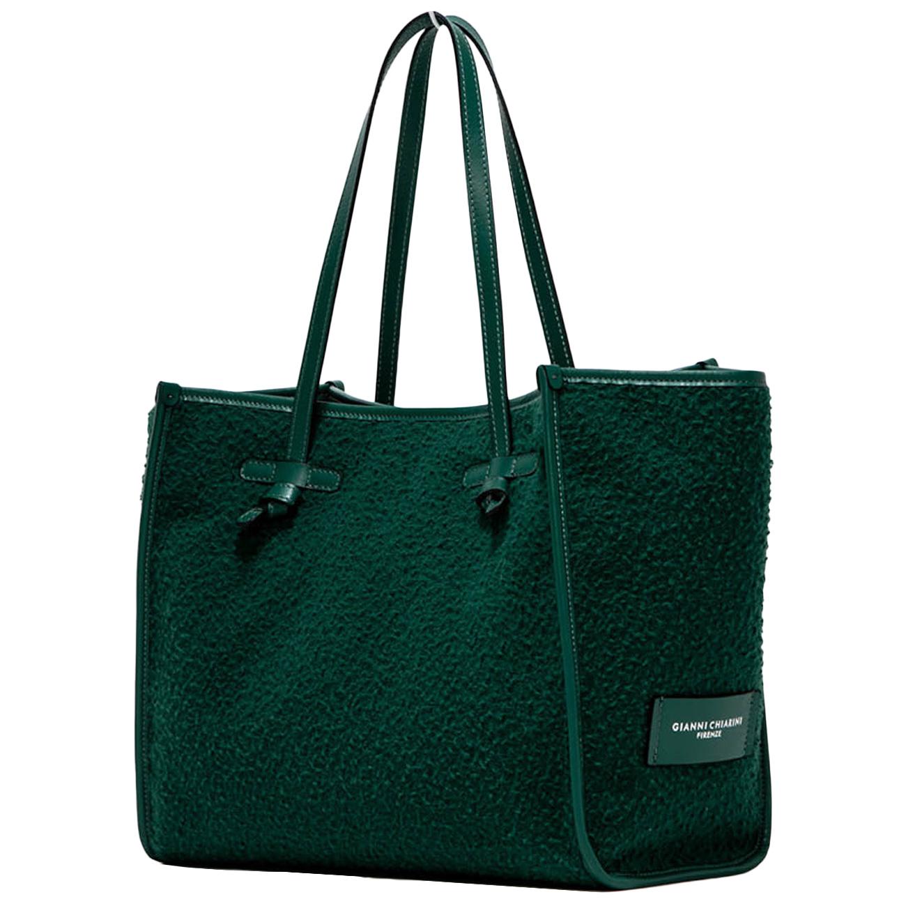 GIANNI CHIARINI Shopping Bag Marcella Verde BS8990CSNT 010 VERDE 