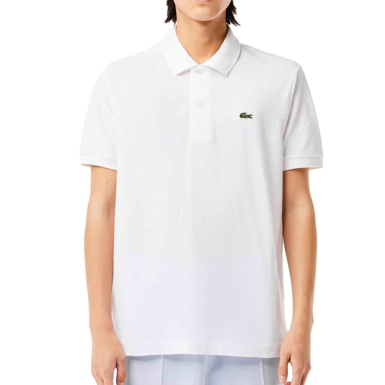 Polo In Cotone Petit Piquè Uomo Bianco 1212 001 BIANCO LACOSTE 