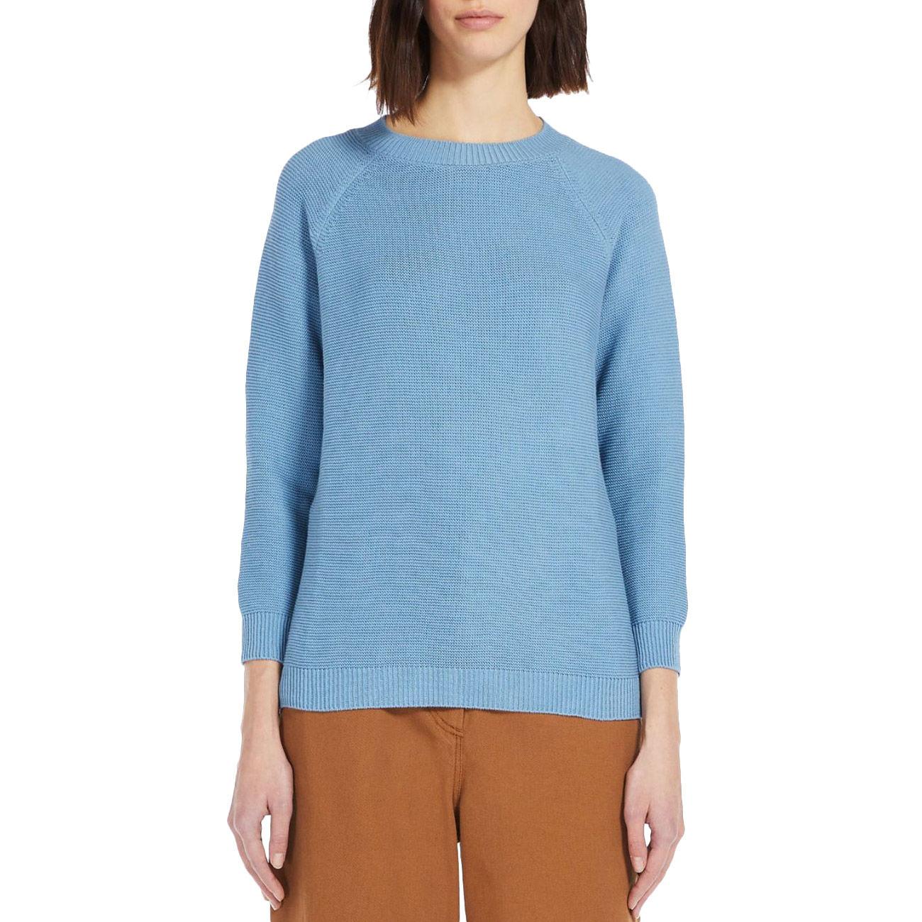 MAGLIA D. PURO COTONE LINZ WEEKEND MAXMARA LINZ 2353611837600 006 AZZURRO MAX MARA WEEKEND 