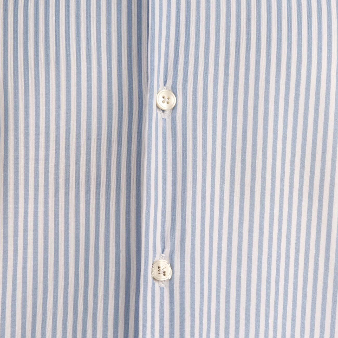 CAMICIA U. M/L IN TESS. TECNICO C/FRANCESE T.UNITO GUGLIELMINOTTI QKNCJE RB1/BIANCO/AZZ. GUGLIELMINOTTI 