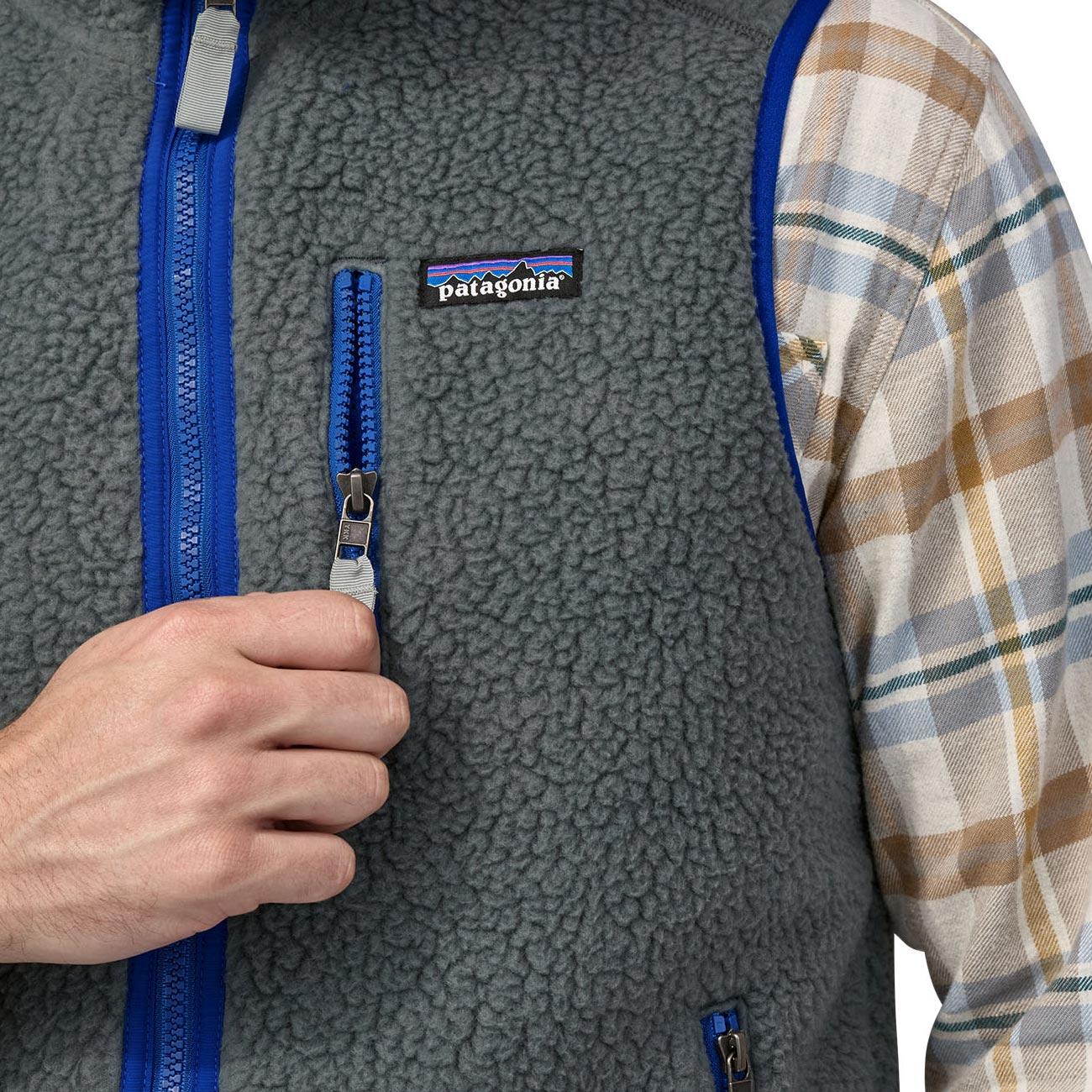 Gilet Retro In Pile Uomo Noveau Green 22821 NUVG NOUVEAU GREEN PATAGONIA 