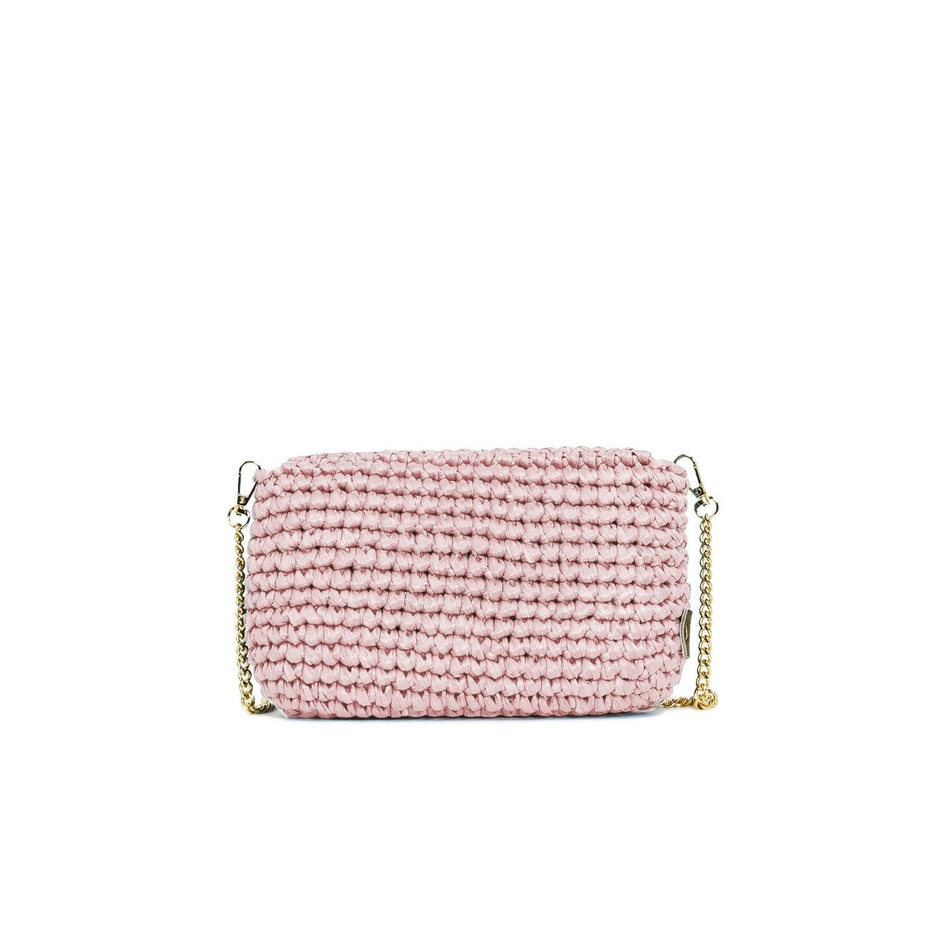 BORSA D. CROCHET POCHETTE PONTOVA CHICA BARBIE.ROSE ROSE CHICA 