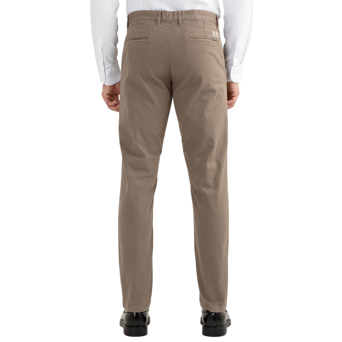 Pantalone Chino Slim Ft "Mr. Bryan" FMRAYMOND A0107 MUD FRED MELLO 