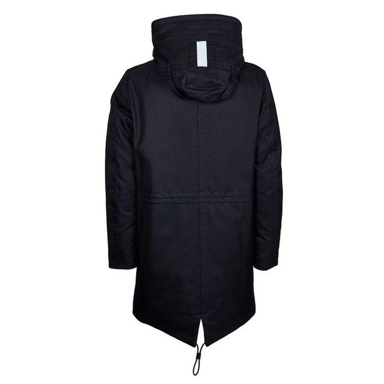 PARKA U. KASA SL PIUMA ZIP + BOTT. CAPP. FISSO NYLON  PEUTEREY PEU380901110733 215 BLU GRAFITE PEUTEREY 