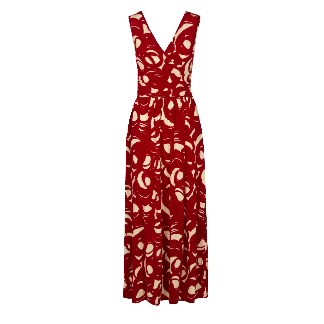 Abito Fantasia Donna Rosso AD-6714O 2280 ROSSO ALPHA STUDIO 