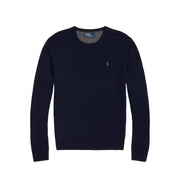 Pullover Lambswool Uomo Hunter Navy 710876714 001 HUNTER NAVY POLO RALPH LAUREN 