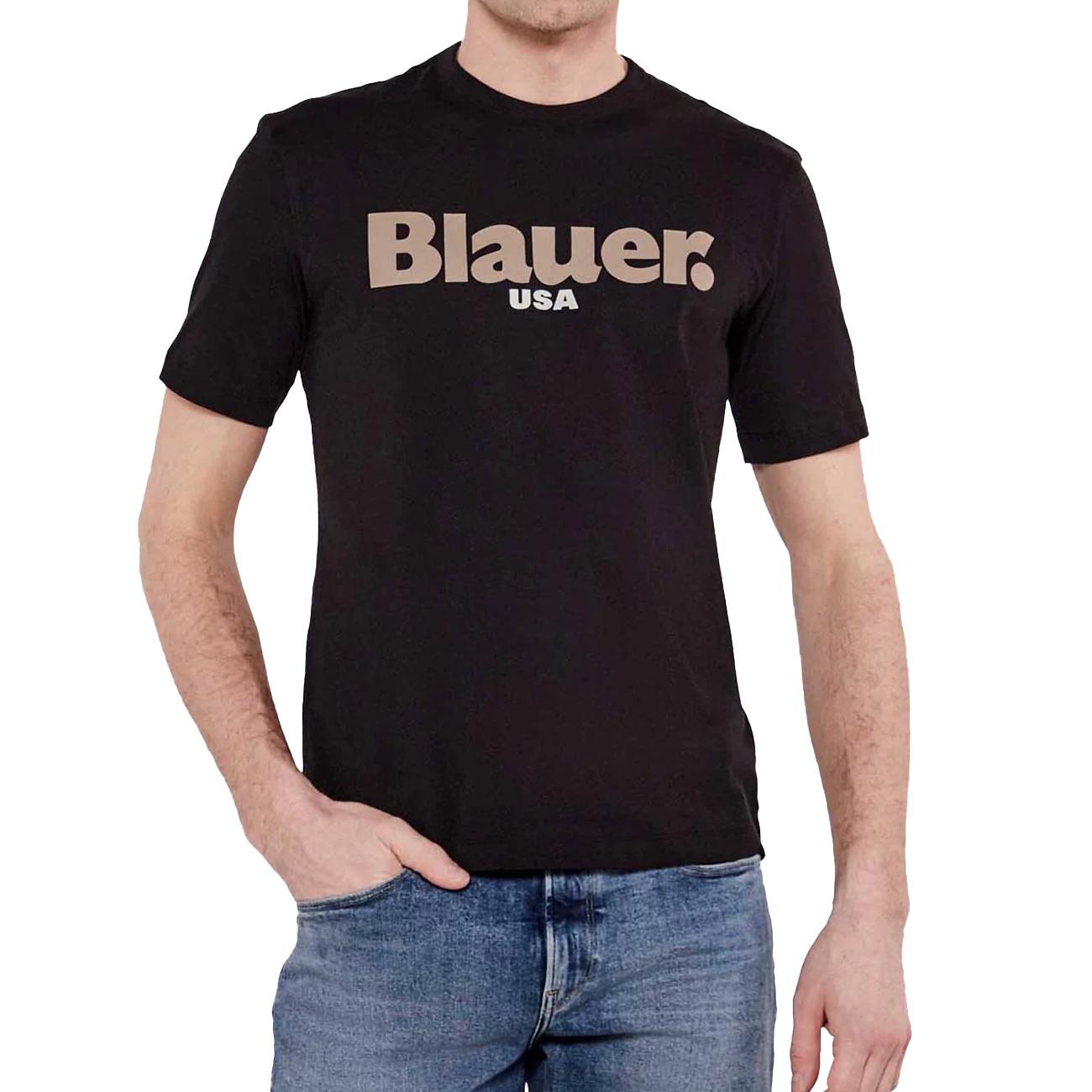 T-Shirt Ernst 25SBLUH02192-004547 999 NERO BLAUER 