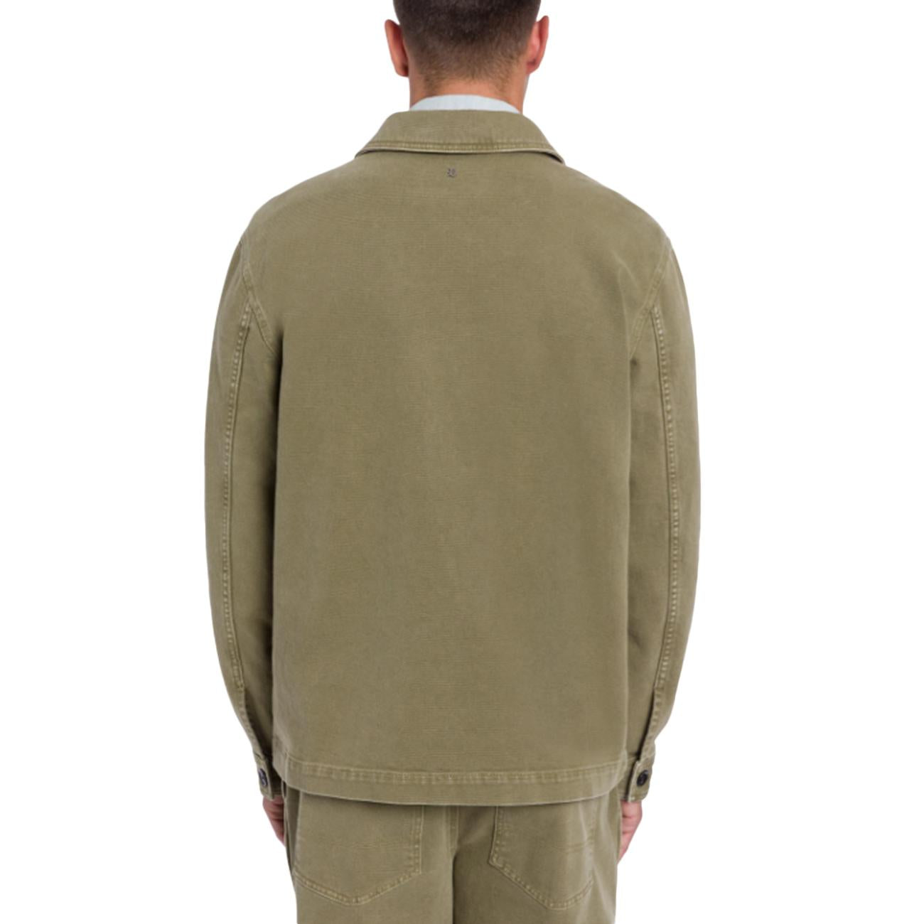 Giacca Regular In Bull Stretch JU015_BSE037X_K12 637 VERDE MILITARE DONDUP 