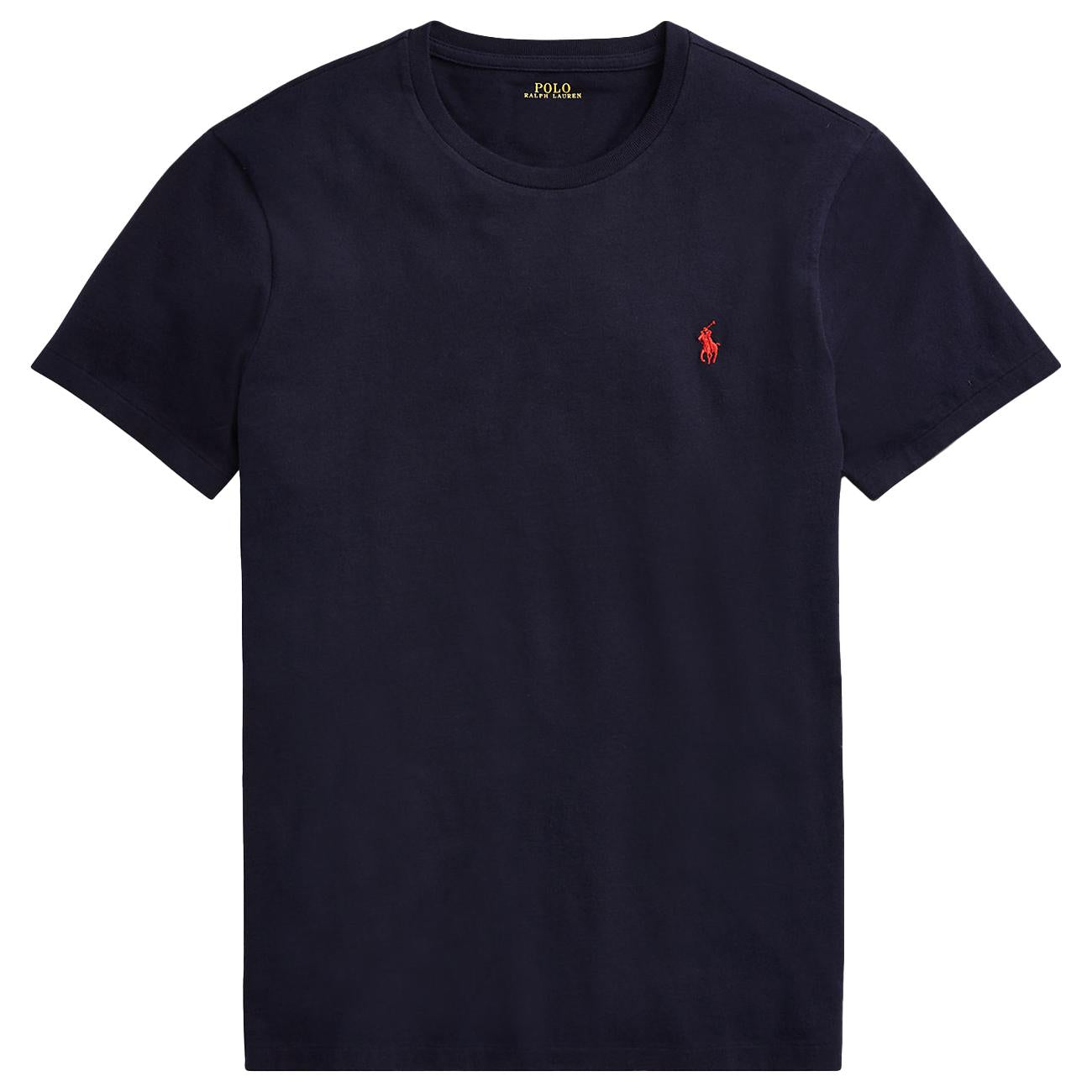 T-Shirt Manica Corta Custom Slim Fit Uomo Ink 710680785 004 INK POLO RALPH LAUREN 