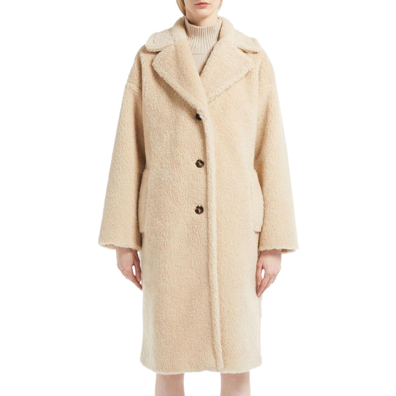 Cappotto Salmone Donna Crema 50160323600 005 CREMA MAX MARA WEEKEND 