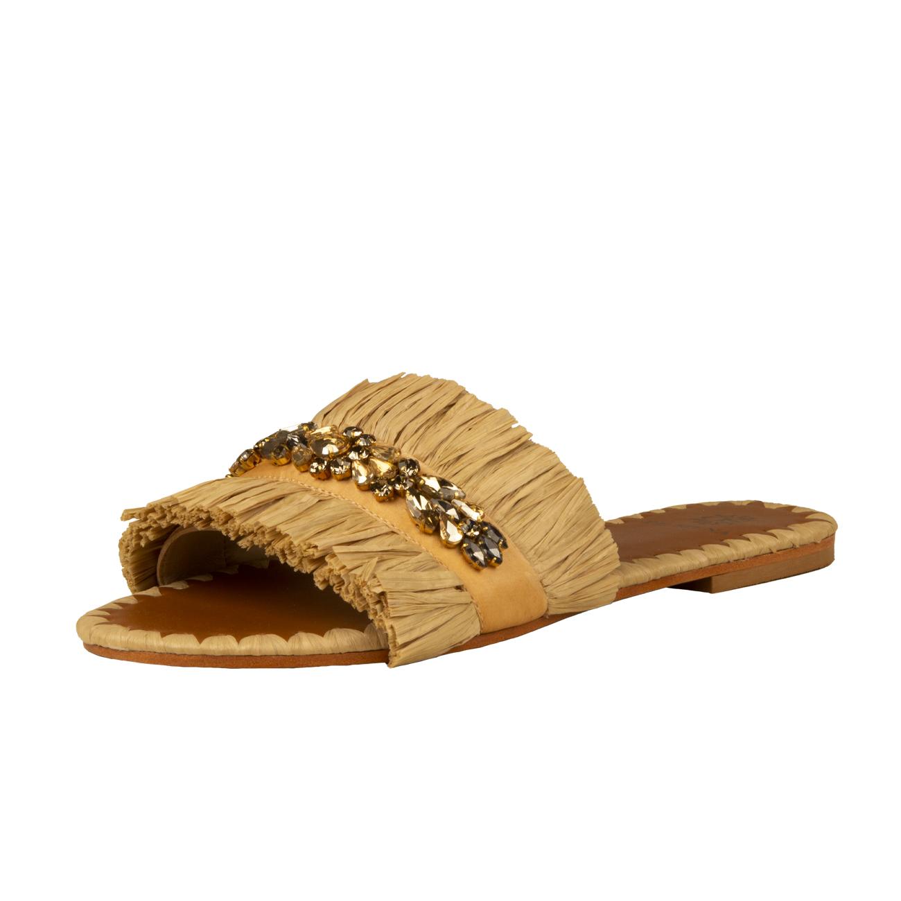 Sandali Semira Raffia 131 23 NUGAT/NATURALE DE SIENA 