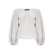 BLUSA D. FEDERICA TOSI FTE23BL097.0PZ0016 0001/BIANCO FEDERICA TOSI 