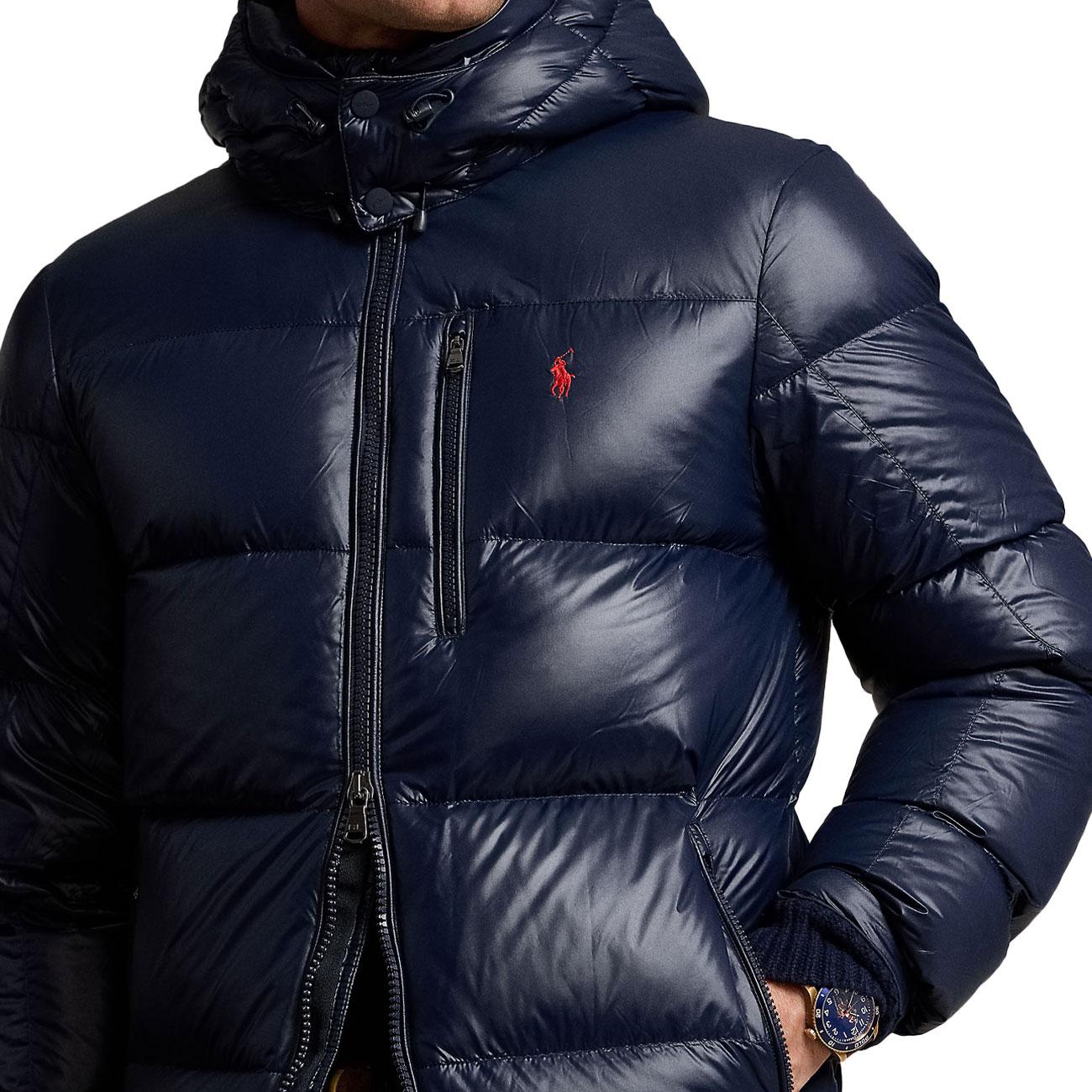  710950912 003 COLLECTION NAVY GLOSSY POLO RALPH LAUREN 