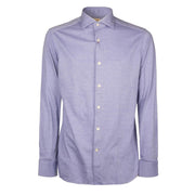 Camicia U. Mod. Jersey Guglielminotti QGWCJE UC1 AZZURRO OXFORD GUGLIELMINOTTI 